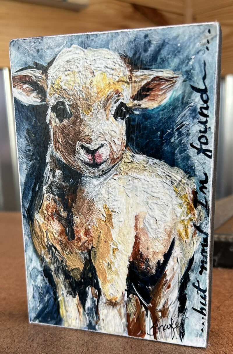 Now I am Found Lamb Print