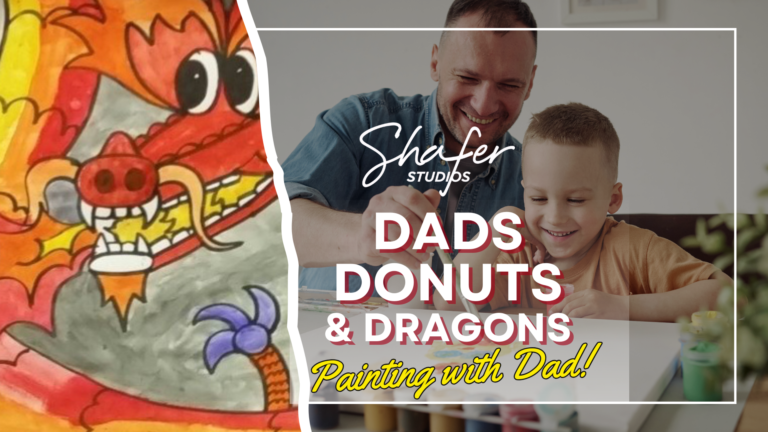 Dads, Donuts & Dragons Paint Party with Dad