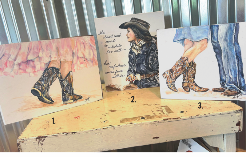 GeorgeAnn Shafer Cowgirl Series - Boots & Tutus