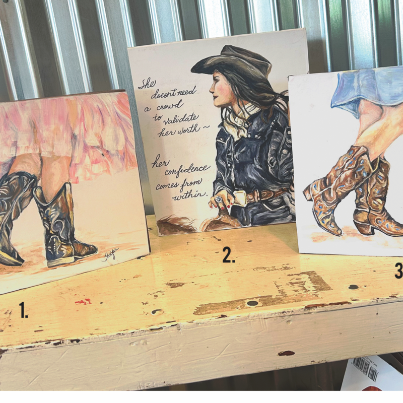 GeorgeAnn Shafer Cowgirl Series - Boots & Tutus