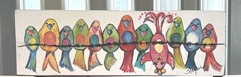 Crazy Bird by GeorgeAnn Shafer