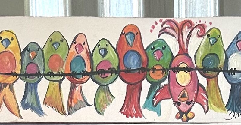 Crazy Bird by GeorgeAnn Shafer